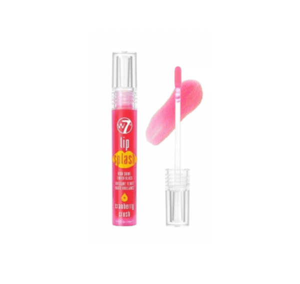 W7 Lip Splash Tinted Lip Gloss 2ml - Cranberry Crush